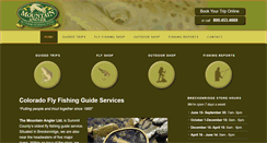 Desktop Screenshot of mountainangler.com